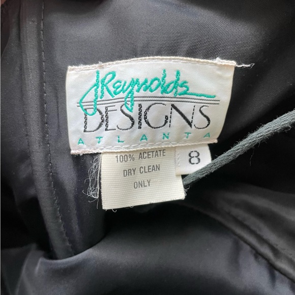 J Reynolds Black Lace Strapless Cocktail Dress - Picture 3 of 7